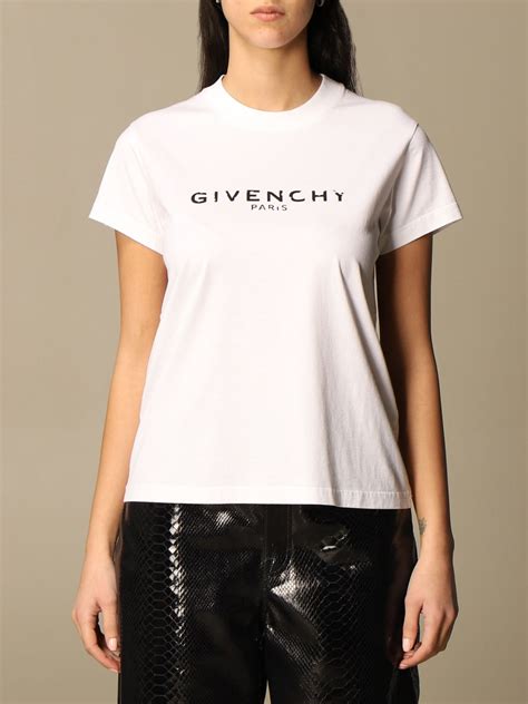 givenchy white t shirt womens|givenchy shirt price.